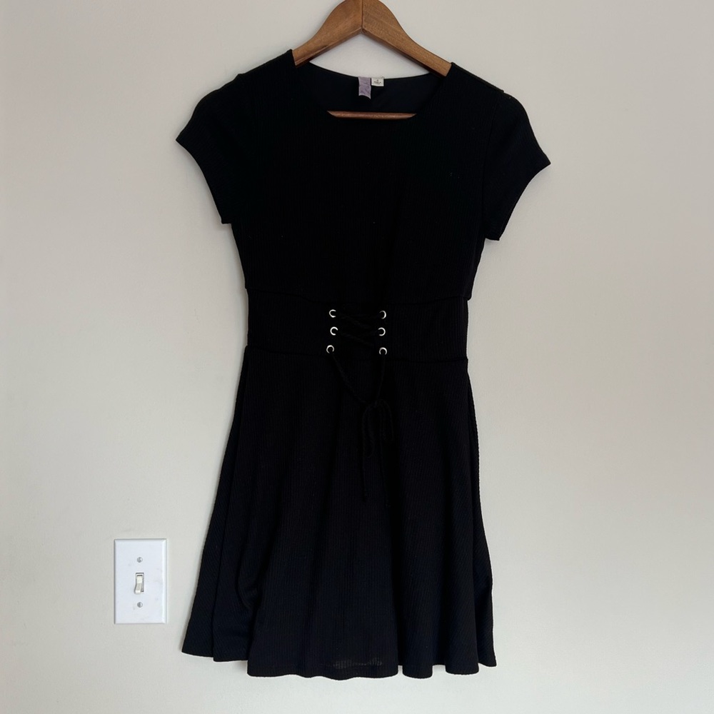 Knit Corset Tie Dress